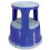Q-Connect Blue Metal Step Stool KF04847 2
