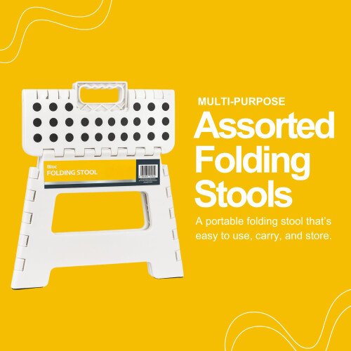 Bloc Folding Stool – Lightweight Folding Step Stool for Adults & Children – Portable 1