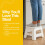 Bloc Folding Stool – Lightweight Folding Step Stool for Adults & Children – Portable 3