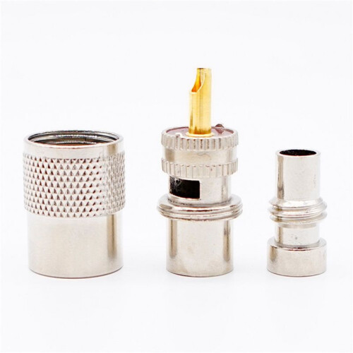 60 PCS RF Conector UHF Macho Conector RG8 RG58 Cabo Lug Antena Conector PL259 2