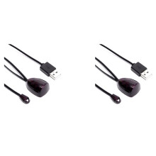 2X IR Extender Infrared IR Remote Control Receiver USB IR Receiver Adapter Transmitter