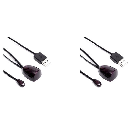 2X IR Extender Infrared IR Remote Control Receiver USB IR Receiver Adapter Transmitter