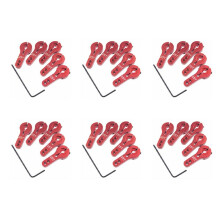 36Pcs 25T Aluminum Servo Horn M3 Threads Steering Arm High Torque Servos Motors Parts RC Car Plane Boat
