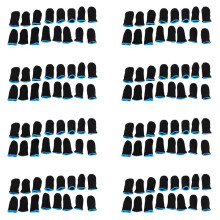 18-Pin Carbon Fiber Finger Sleeves for PUBG Mobile Games Press Screen Finger Sleeves(128 Pcs)