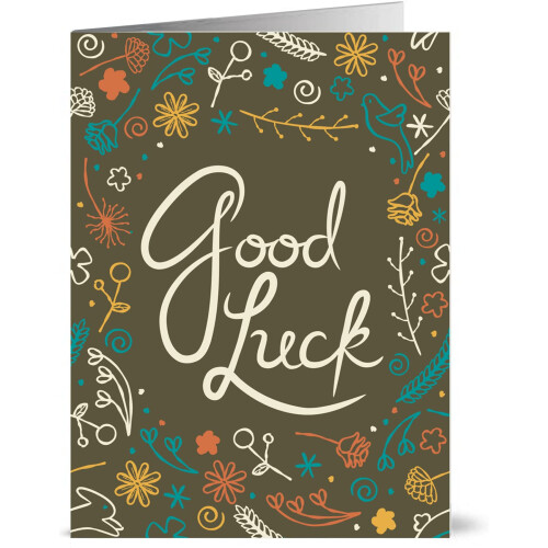 36 x Good Luck Cards Multipack - 6 Different Designs Great Value 1