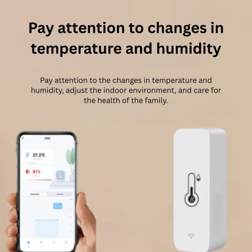 Tuya WiFi Temperature Sensor Humidity Smart Multi-Mode Gateway Hygrometer UK 2