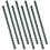 FOSHISY Plastic Binding Combs 21 Ring A4 10mm Comb Binding Spines, 60 Sheet Capacity, Pack of 100, Black 2