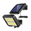 4Pc 2000 Lumen 160 LEDs Solar Wall Lights IP65 Waterproof Wired Motion Sensor Security Flood Light 360 Degree Adjustable 2