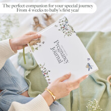 Pregnancy Journal and Memory Book Gift – Pregnancy Diary for Expecting New Mums - Includes Calendar, Scrapbook, Checklist and Organiser (Forest)