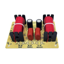 150W 3 Way HiFi Speaker Frequency Divider Audio Crossover Filter Treble-Alto-Bass Frequency Divider