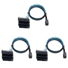 3X SAS SFF-8643 auf 4X29Pin SFF-8482 Festplatten Laufwerk Server Kabel 3.33TF/1M