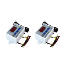 2X XH-W3002 Microcomputer Digital Thermostat 12V 120W with Probe Heat Cool Temp Thermostat Control