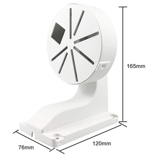 5X Security Camera Mount Bracket,ABS Indoor Outdoor Wall Mount L-Type Bracket for CCTV Security Dome IP Camera Mounting 1