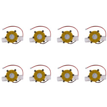 8X 10W Water Flow Pump Generator Turbine Flow Hydraulic Conversion 12V