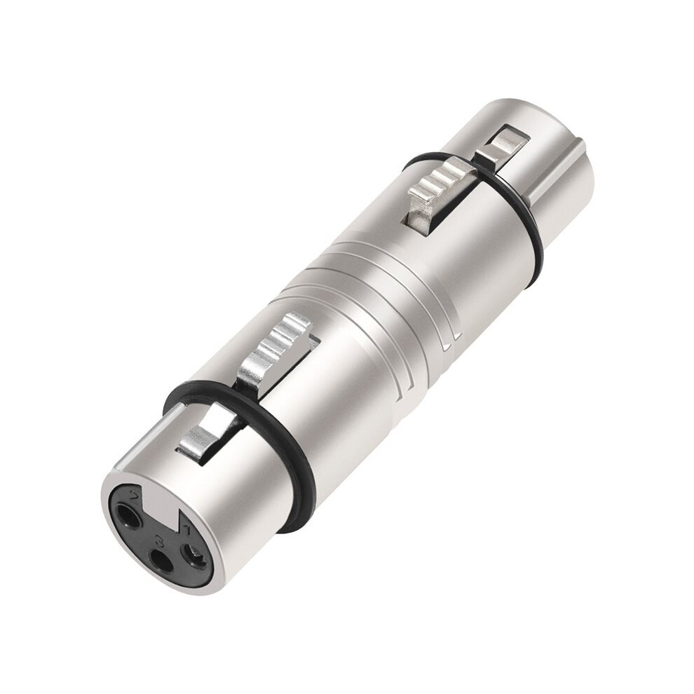 Xlr Female To Female Adapter Xlr 3 Pin To 3 Pin Microphone Adapter Audio Microphone Adapter Connector For Mic Mixer 6031758820675