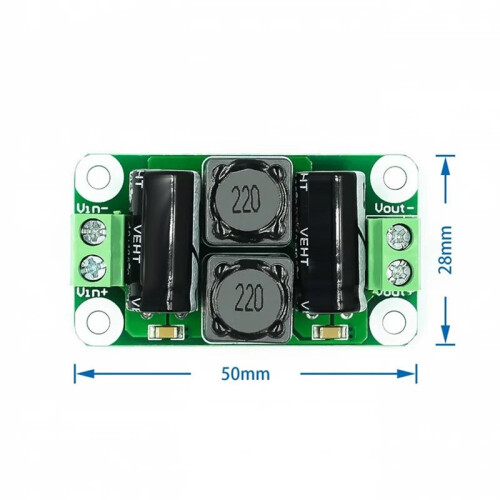 0-50V 4A  Power Supply Filter Board for Class D Amplifiers, EMI Suppression Board, Car Industrial Control Panel