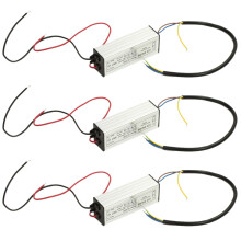 3X Transformateur Pilote Driver Transformateurs de Lampe LED 50W Impermeable de 1500MA DC25-40V
