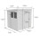 7 x 6 Pent Shed Tanalised (Double Door, No Windows) 4
