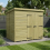 7 x 6 Pent Shed Tanalised (Double Door, No Windows) 1