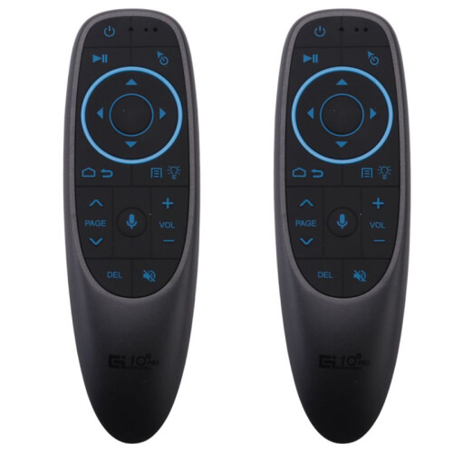 2X G10S Pro BT Airmouse Backlit Voice Remote Control Wireless for  Player IR Learning G10 Gyroscope for Android TV Box