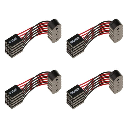 20Pcs Motherboard Speaker Buzzer PC Computer Motherboard Internal Beep Buzzer for Computer Repair