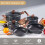 8 PCS Kitchen Cookware Set Non-Stick Granite Pots and Sauce Pans Set Induction 2