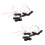 12Pcs Wired Connector 1.5V AAA Battery Holder Plastic Case Storage Box Black 1