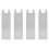 4X Aluminum Water Cooling Block 80X40X12mm Cooler for Computer CPU Radiator 1