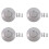 4X 220V 800W Microwave Sensor Pir Occupancy Body Motion Detector Light 1