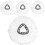 (White) 4 Pack RinseClean Spin Mop Replacement Head Spin Mop Refills Compatible 1