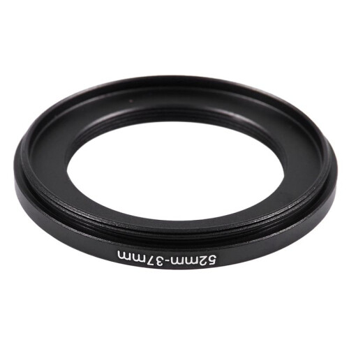 3 Pcs 52mm-37mm 52mm to 37mm Black Step Down Ring Adapter for Camera 1