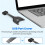 30Pcs USB Dust Plug Charger Port Cover Cap USB Security Lock Universal Dustproof Protector PC Notebook Laptop 6