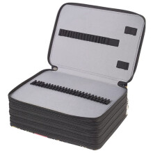 2X 250 Slots Colored Pencil Case Organizer with Zipper Large Capacity Pen Holder Bag for Student or Artist A