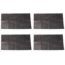 4X Haut-Parleur Tissu Voiture Subwoofer Boîte Polyester Fiber Panneau Insonorisant Vêtements Couverture Gris