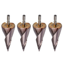 4X M35 HSS Co Stufen Bohrer Kobalt Kegel Bohrer 4-32 mm Holz Edelstahl Metall Loch Säge Werkzeug Set Hex