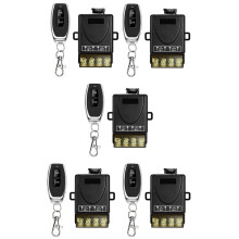 5X 433MHz 220V Water Pump Remote Control 1Ch 30A Receiver Module /OFF Wireless RF Transmitter for Light LED