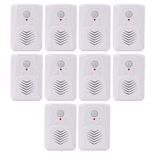 10X Sensor Motion Door Bell MP3 Infrared Doorbell Wireless PIR Motion Sensor Voice Prompter Welcome Entry Alarm