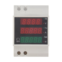 D52-2058 Wattmätare Din Rail Volt Strömmätare Effektfaktor Digital Mätare AC80-300V Multifunktions Kwh Hz Meter 0-100A,B