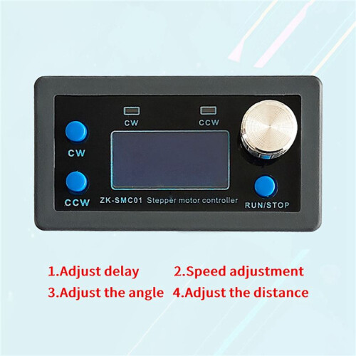 2X 42 57 Stepper Motor Controller Positive and Reverse Angle Pulse Speed Control Board PLC Serial Communication 1