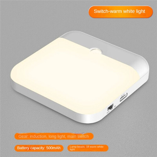2 Pack LED Rechargeable Motion Sensor Light, Cordless Closet Lights, Motion Sensor Night Light, for Closet Cabinet Stair 1