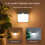 2 Pack LED Rechargeable Motion Sensor Light, Cordless Closet Lights, Motion Sensor Night Light, for Closet Cabinet Stair 6