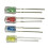 300Pcs 5mm Led Light Emitting Diode Lampshade Light Guide Column Light Cap Protective Cover Led Transparent Lamp Cap 8