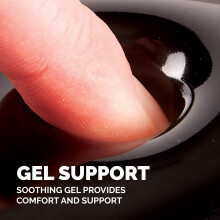 Fellowes Wrist Rest - Crystals Gel Flex Rest with Non Slip Rubber Base - Ergonomic Mouse Mat Wrist Support, Keyboard Rest for Computer, Laptop, Home