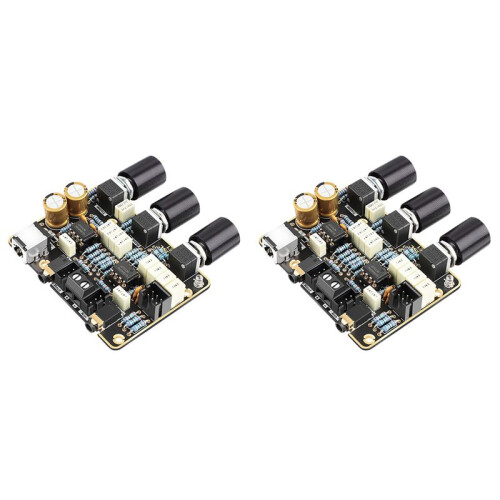 2X NE5532 Preamp Tone Audio Board HIFI Active Filter Power Amplifier Board