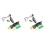 2X CH341A 24 25 Series EEPROM Flash BIOS USB Programmer Module + SOIC8 SOP8 Test Clip per EEPROM 93CXX / 25CXX / 24CXX 1