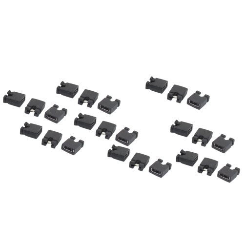 240 Pcs 2.54mm Standard PCB Shunts Short  Jumper Cap Connector 1