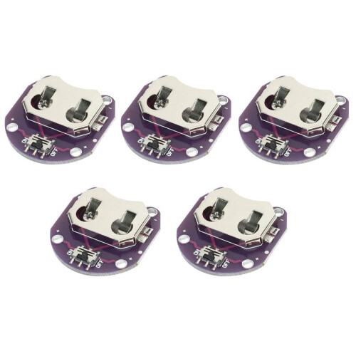 5X LilyPad Coin Cell Battery Holder CR2032 Battery Mount Module for