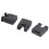 240 Pcs 2.54mm Standard PCB Shunts Short  Jumper Cap Connector 3