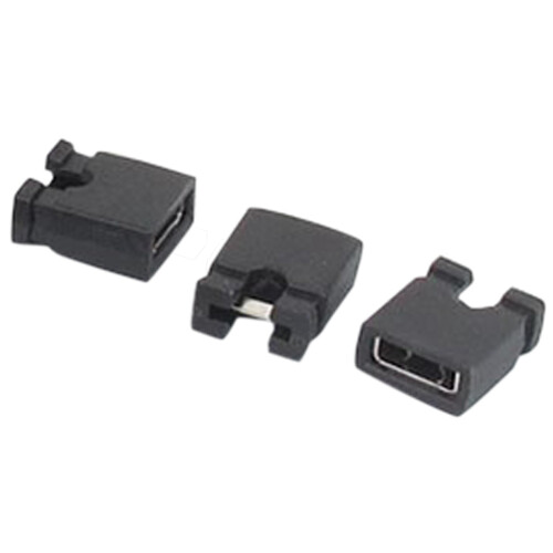240 Pcs 2.54mm Standard PCB Shunts Short  Jumper Cap Connector 2