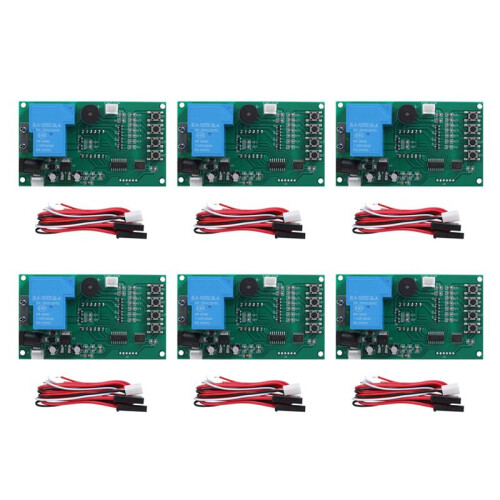 6X Four Digits  Control Minute Timer Board Arcade Game Coin Acceptor Selector Pump Water Washing Machine